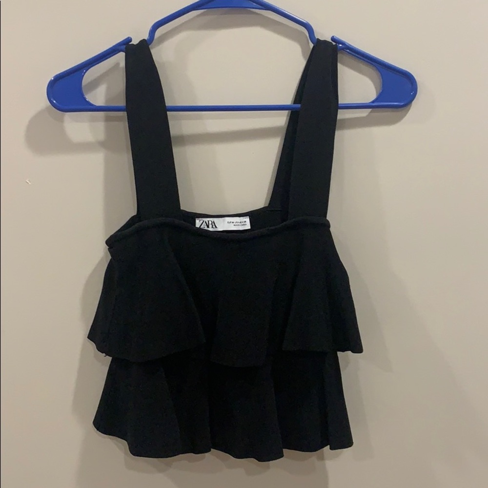 Zara M ruffle tank